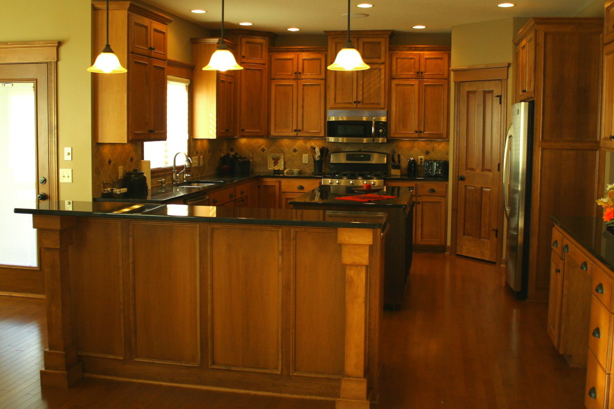 Beautiful Custom Cabinets and Granite Countertops