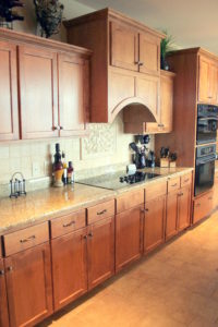 Custom Kitchen Cabinets and Range Vent